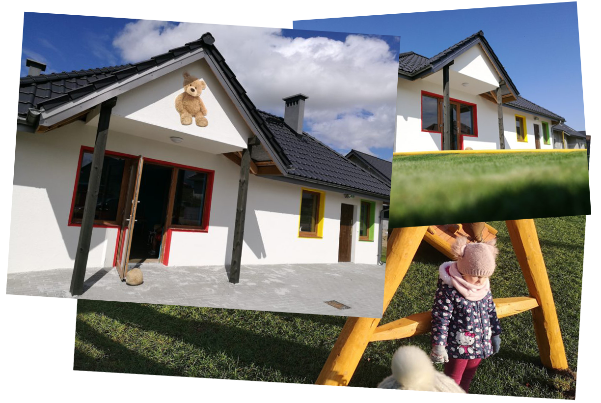 kolaż zdjęć z niedźwiadkowego przedszkola